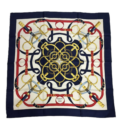HERMES Golden Spur Scarf