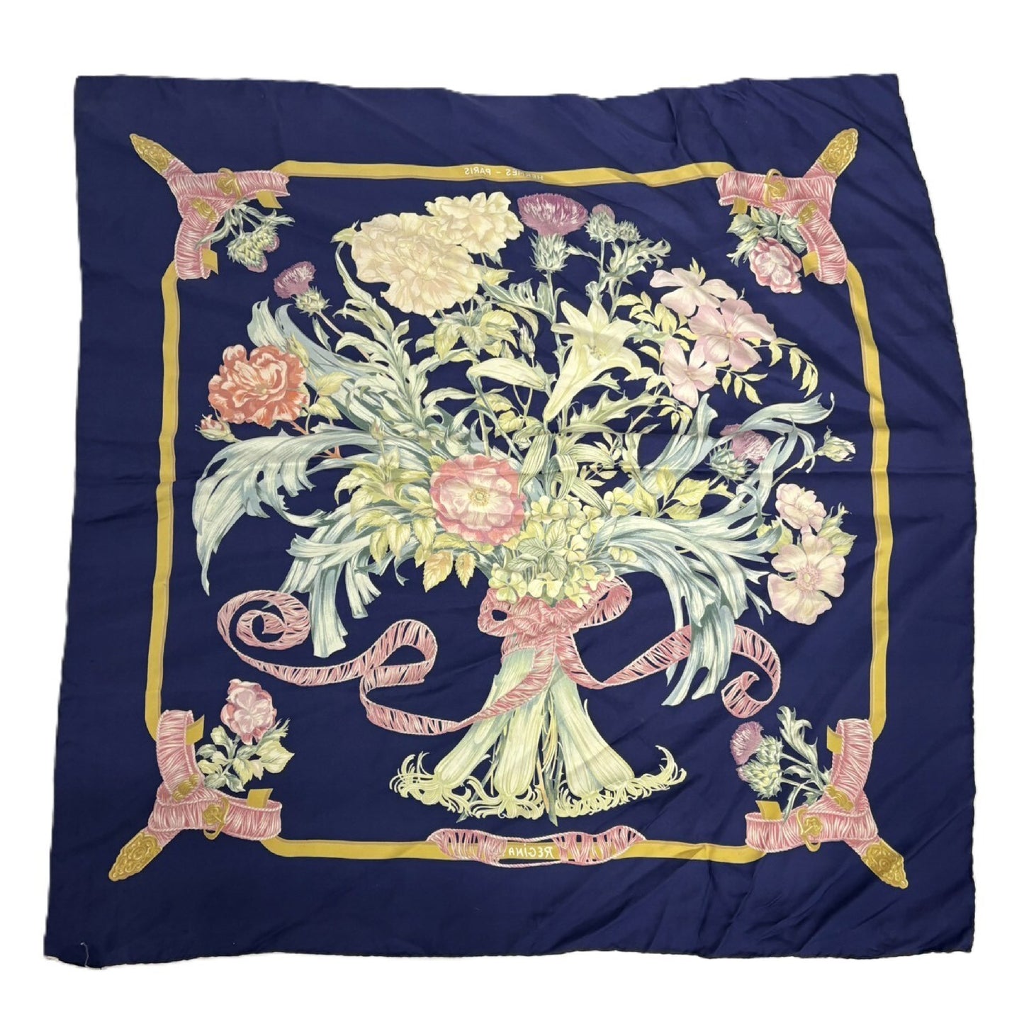 HERMES Scarf Her Majesty the Queen Scarf