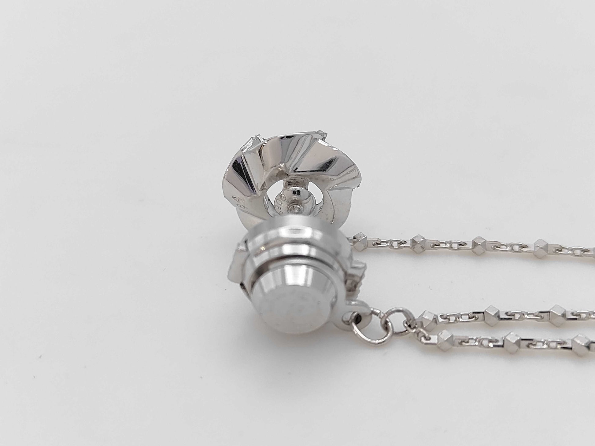 D1.183ct Pt900 3.3g Tie Pin Cuffs 