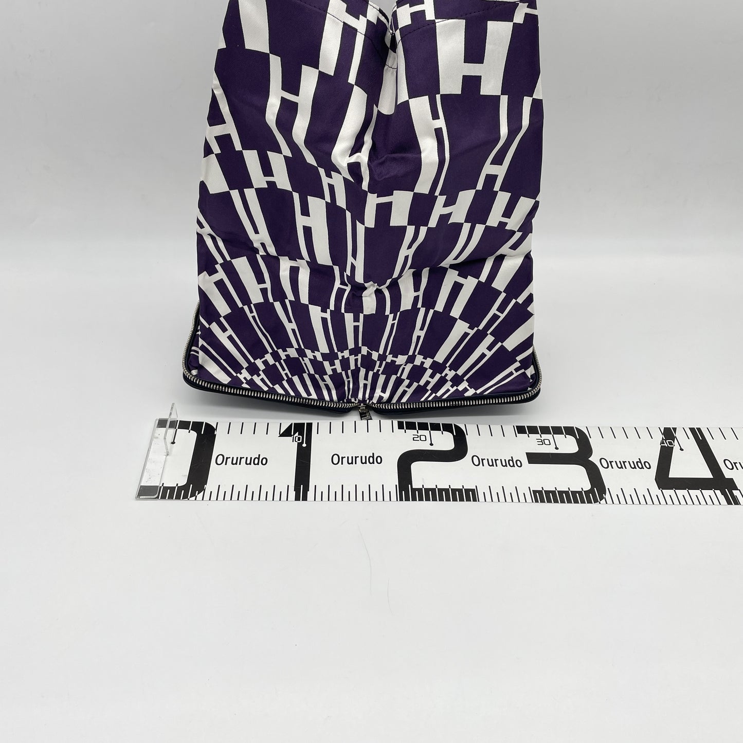 HERMES HERMES Silky Pop Eco Bag □ Engraved Bag