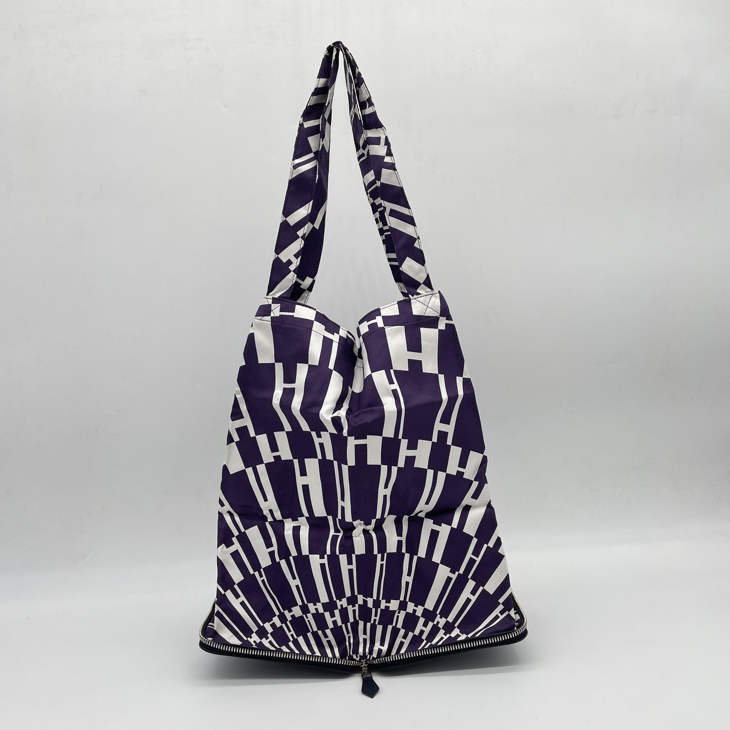 HERMES HERMES Silky Pop Eco Bag □ Engraved Bag