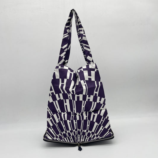 HERMES HERMES Silky Pop Eco Bag □ Engraved Bag
