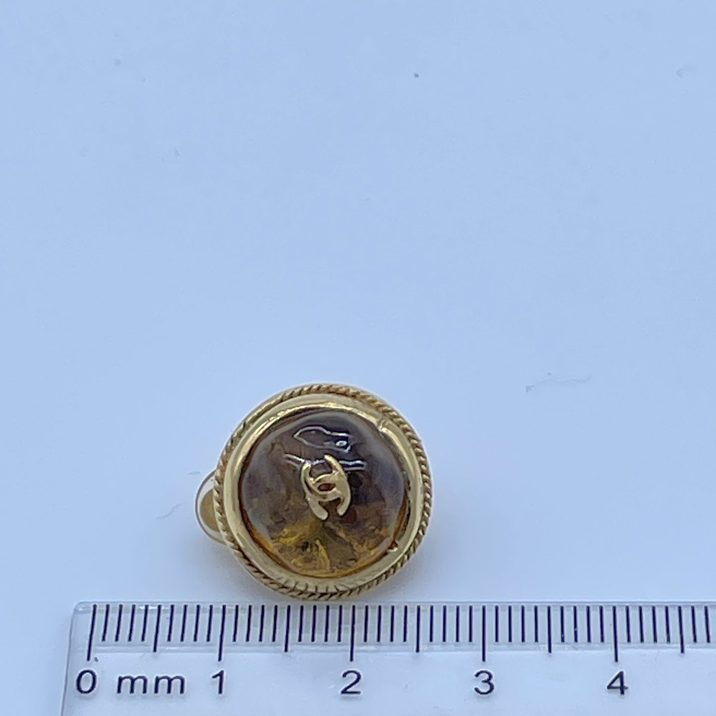 CHANEL Coco Mark Tortoiseshell Earrings 99A Earrings