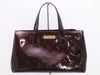 LOUIS VUITTON M93641 Verni Wilshire PM Amarant Handbag