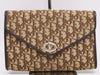 Dior Canvas Leather Trotter Brown Second Bag