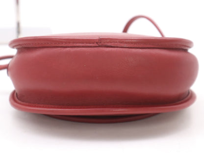 COACH Leather Mini Shoulder Bag Red Shoulder Bag