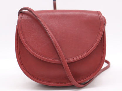 COACH Leather Mini Shoulder Bag Red Shoulder Bag