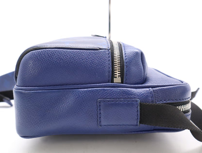 LOUIS VUITTON M30242 Taiga Rama Outdoor Messenger PM Cobalt Shoulder Bag