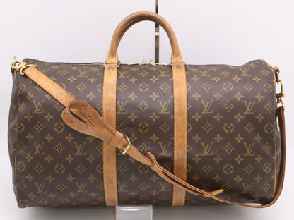 LOUIS VUITTON M41416 Monogram Keypol Banduriere 50 with Shoulder Strap Boston Bag