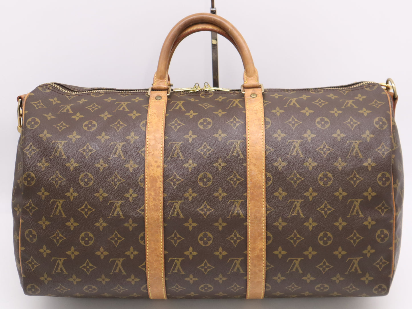 LOUIS VUITTON M41416 Monogram Keypol Banduriere 50 with Shoulder Strap Boston Bag