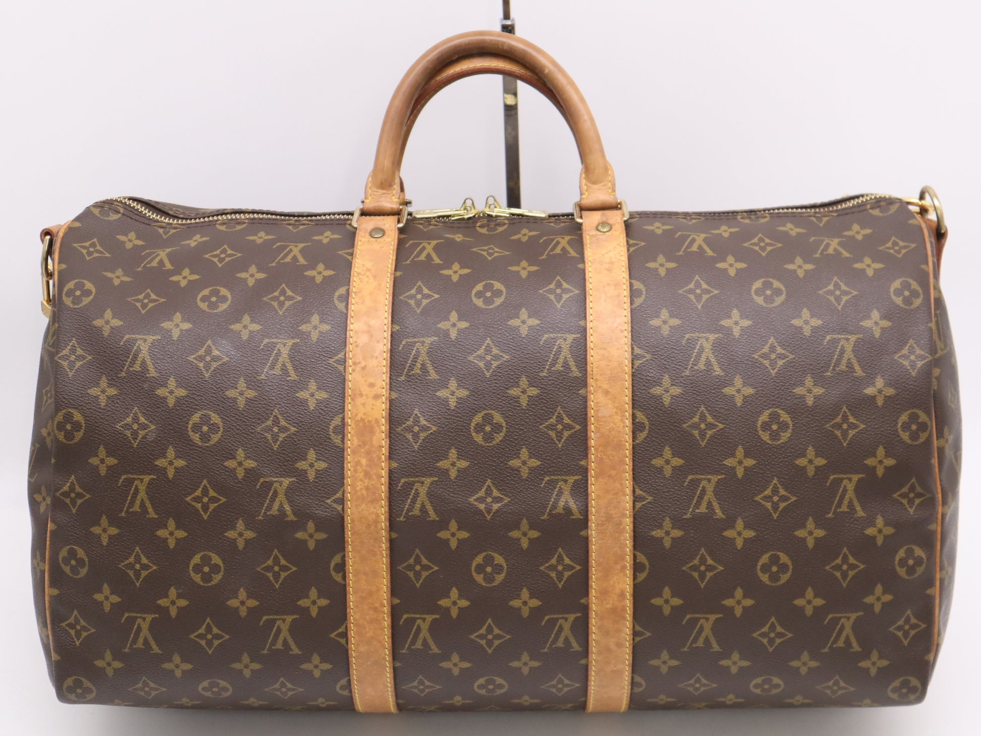 LOUIS VUITTON M41416 Monogram Keypol Banduriere 50 with Shoulder Strap Boston Bag