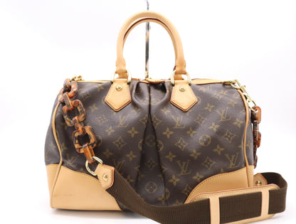 LOUIS VUITTON M40118 Monogram Steven Boston Bag with Shoulder Strap