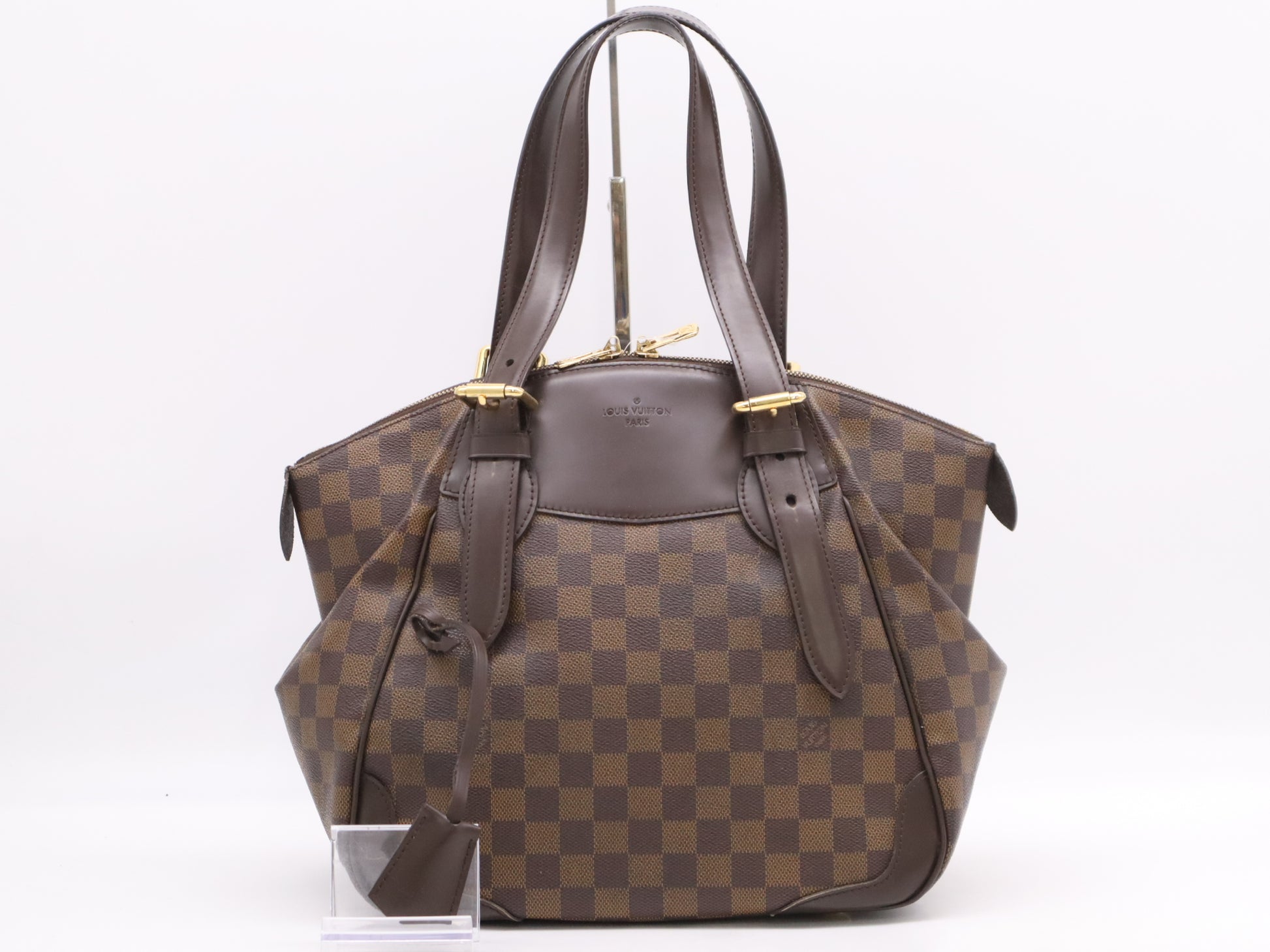LOUIS VUITTON N41118 Damier Verona MM Tote Bag with Cloche
