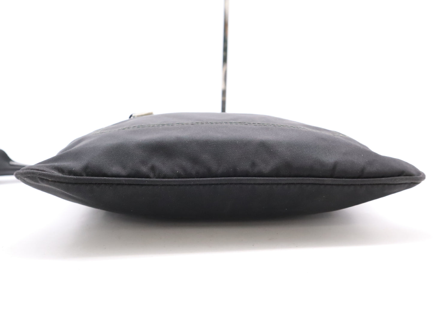 PRADA Nylon Triangle Logo Shoulder Bag Black Shoulder Bag