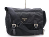 PRADA Nylon Triangle Logo Shoulder Bag Black Shoulder Bag
