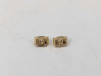 CHANEL GP Coco Mark Rhinestone Earrings with Comments A13 C Earrings