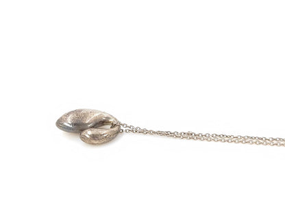 Tiffany & Co. SV925 Necklace Double Teardrop Silver Necklace