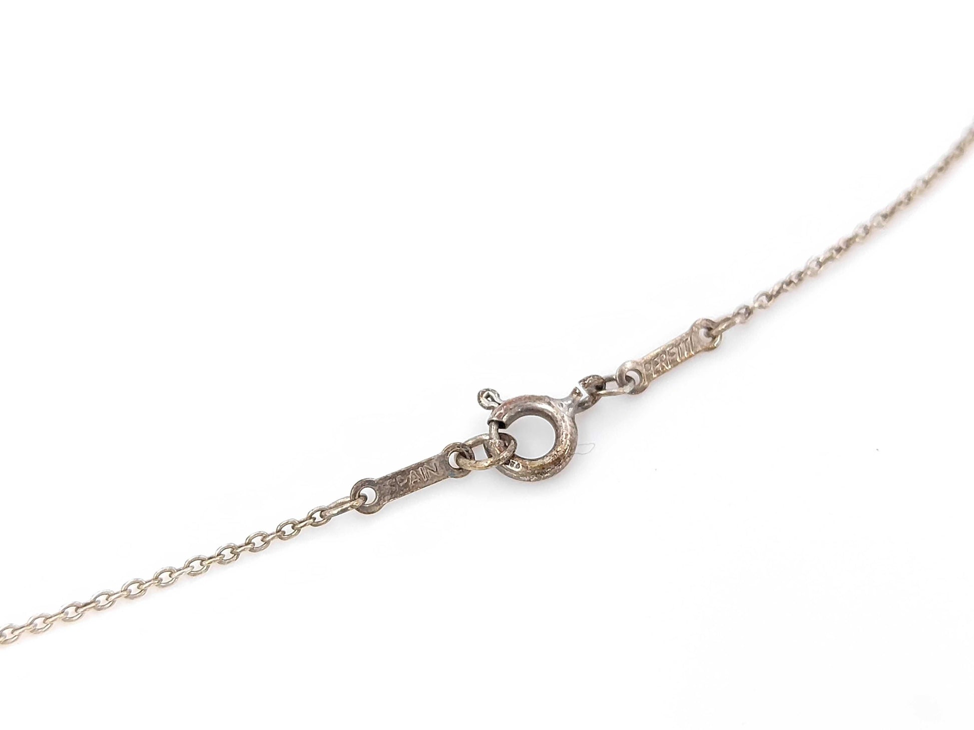 Tiffany & Co. SV925 Necklace Double Teardrop Silver Necklace