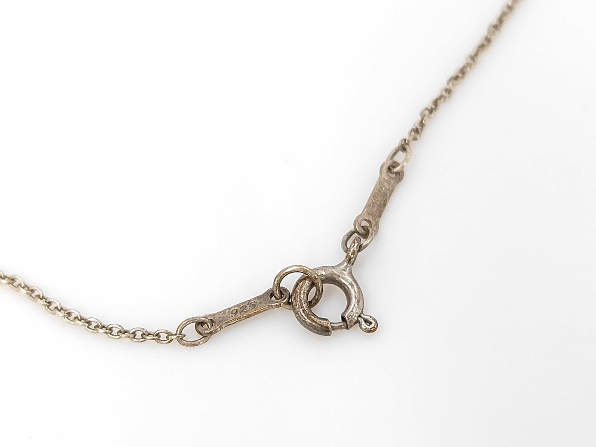 Tiffany & Co. SV925 Necklace Double Teardrop Silver Necklace