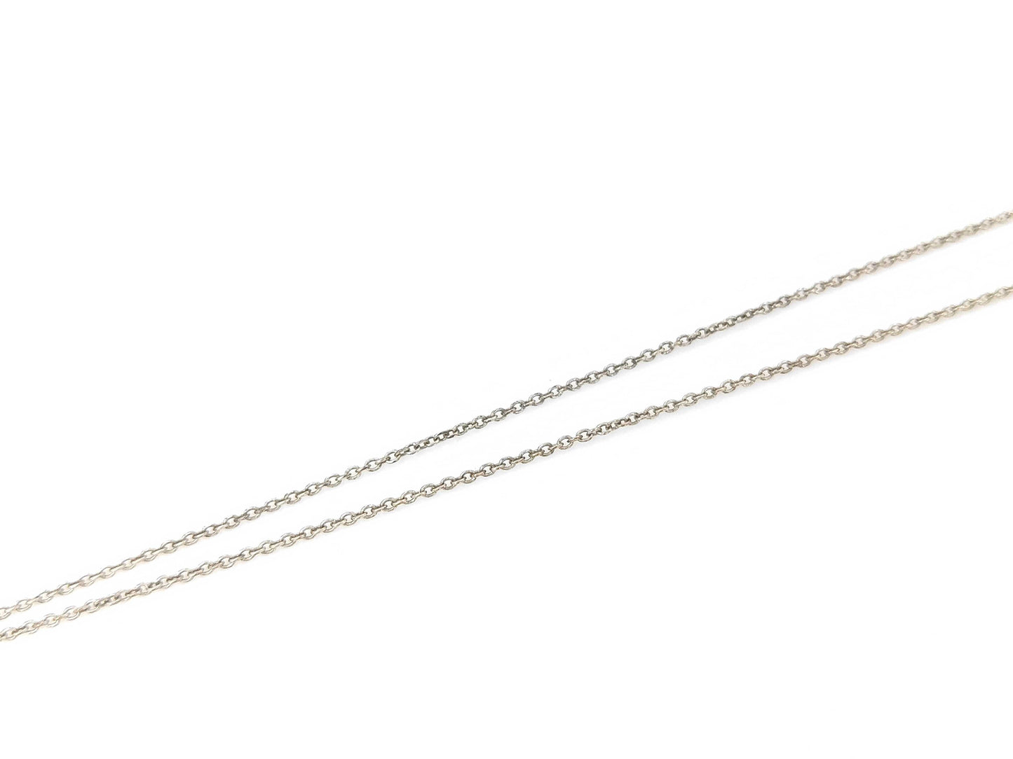 Tiffany & Co. SV925 Necklace Double Teardrop Silver Necklace