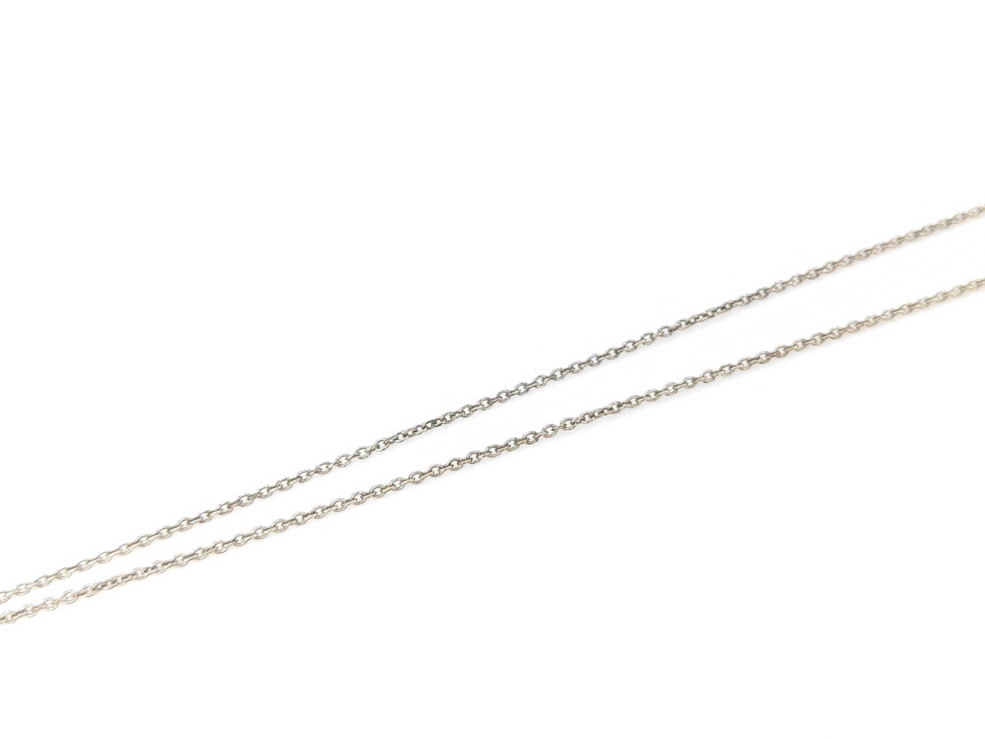 Tiffany & Co. SV925 Necklace Double Teardrop Silver Necklace