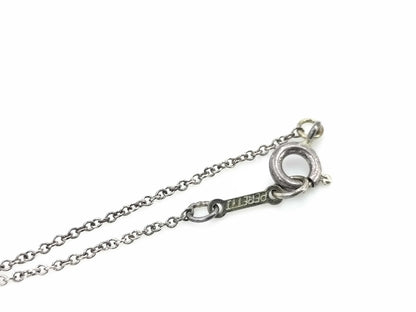 Tiffany & Co. SV925 Necklace Elsa Peretti Leaf Silver Necklace