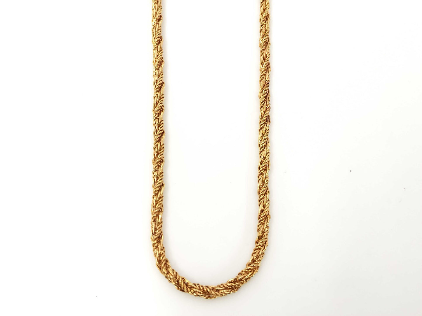 Dior GP Rope Chain Necklace Gold Necklace