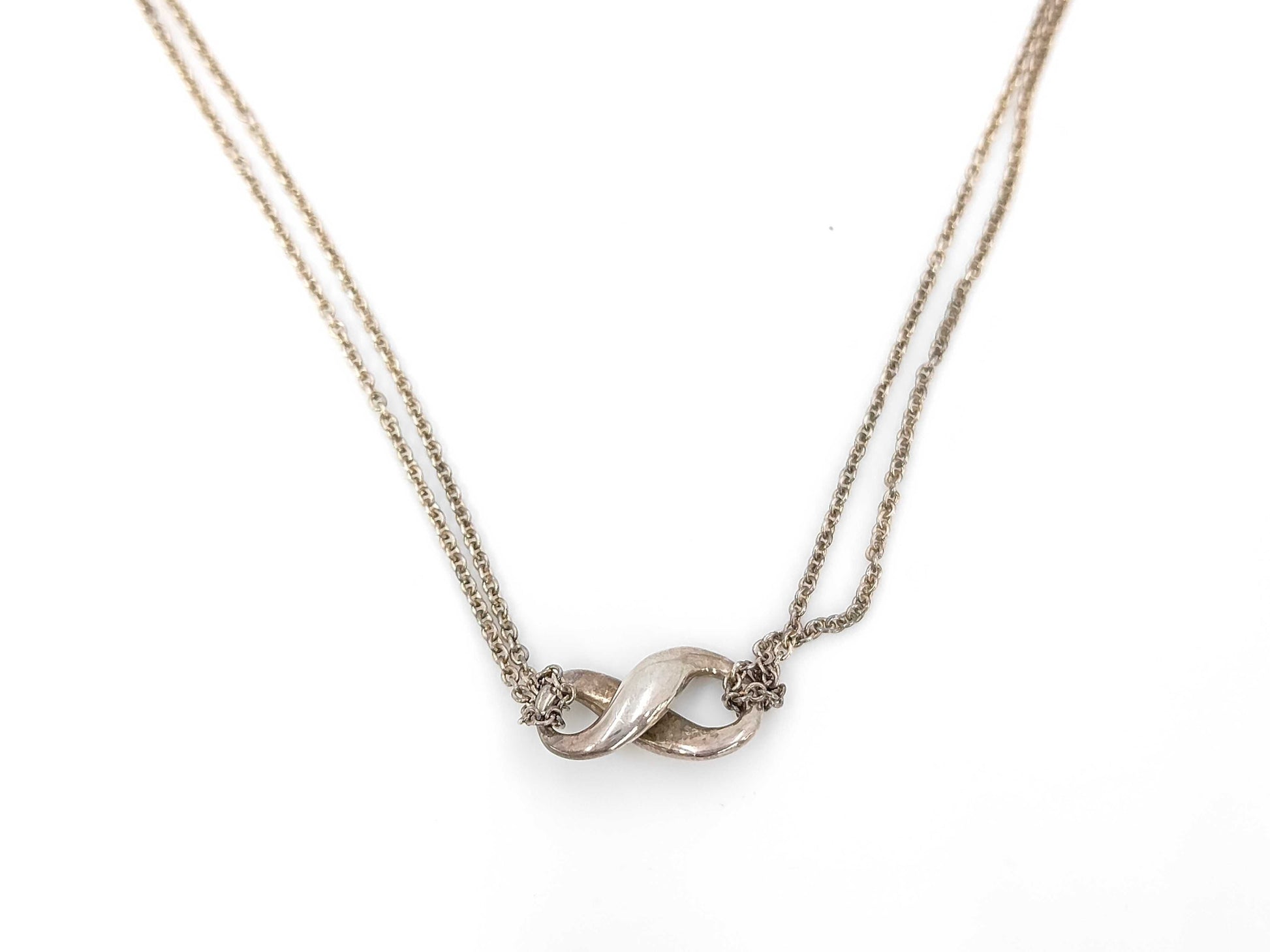 Tiffany & Co. SV925 Infinity Silver Necklace