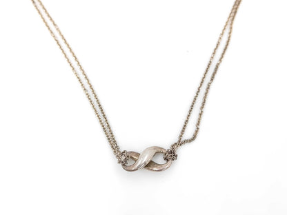 Tiffany & Co. SV925 Infinity Silver Necklace