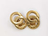 CELINE GP Round Gold Earrings