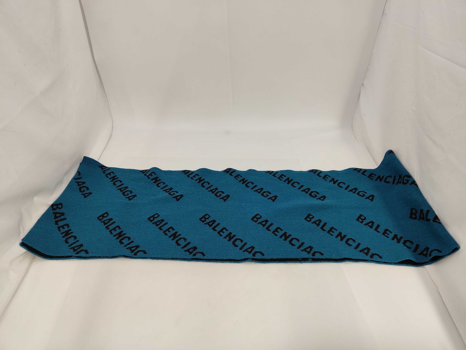 BALENCIAGA Wool Logo Scarf Other Accessories