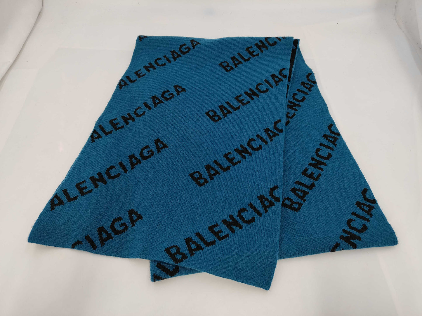 BALENCIAGA Wool Logo Scarf Other Accessories