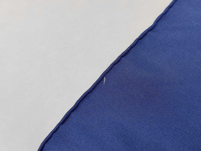 HERMES Silk Carré 90 LES RUBANS DU CHEVAL Horse Ribbon Blue Multicolor Scarf