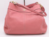 COACH Leather Logo Tote Bag Pink Tote Bag