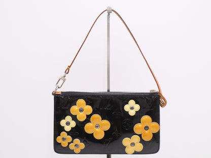 LOUIS VUITTON M92245 Verniflower Lexington Black Pouch