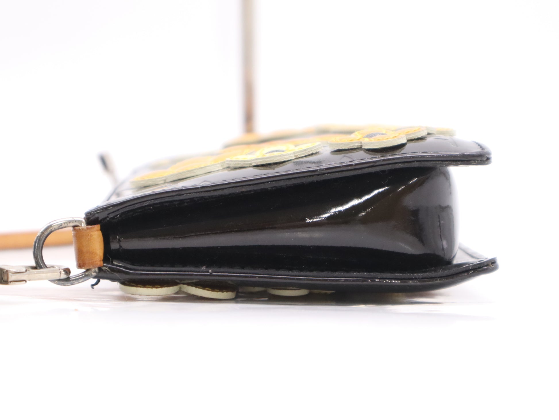 LOUIS VUITTON M92245 Verniflower Lexington Black Pouch