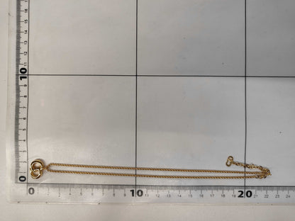 Dior GPCD logo chain necklace gold necklace