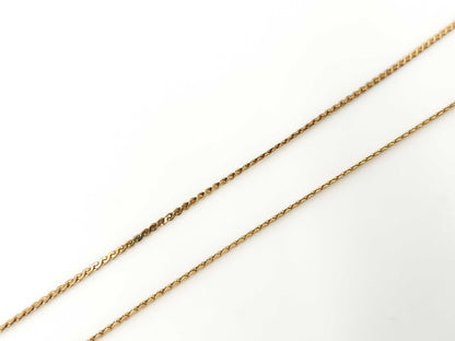 Dior GP logo necklace gold necklace