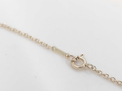 Tiffany & Co. SV925 Open Heart Necklace in Silver, with Box and Dust Bag