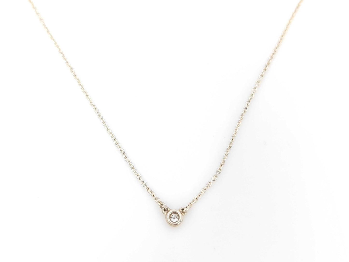 Tiffany & Co. SV925 By the Yard Necklace, Silver, Box and Dust Bag Included