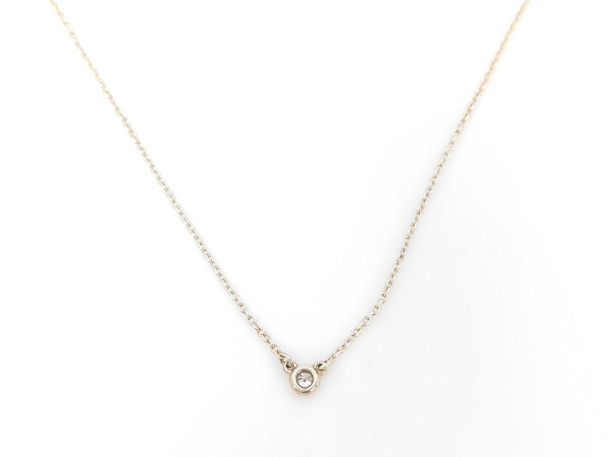 Tiffany & Co. SV925 By the Yard Necklace, Silver, Box and Dust Bag Included