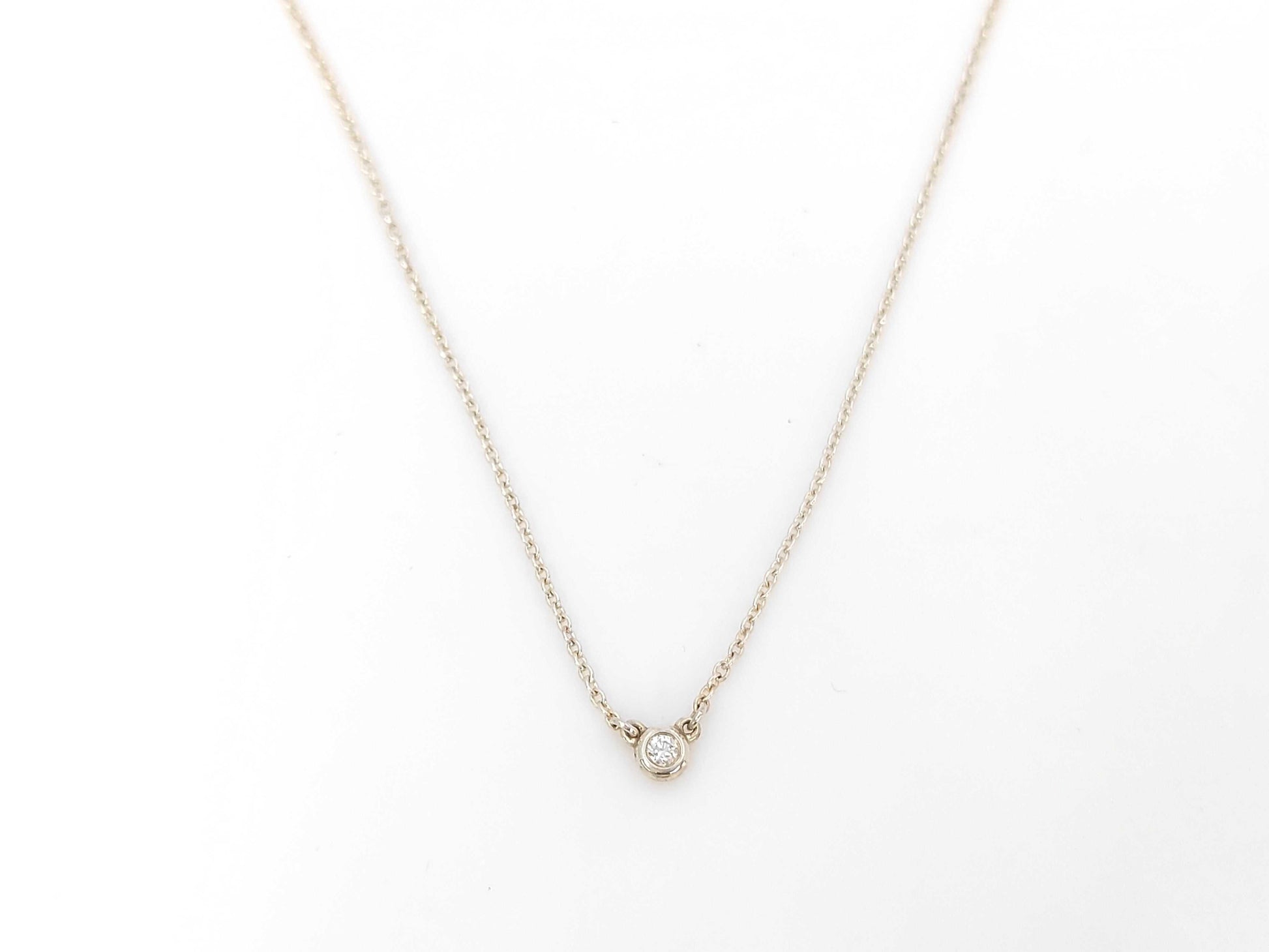 Tiffany & Co. SV925 By the Yard Necklace, Silver, Box and Dust Bag Included