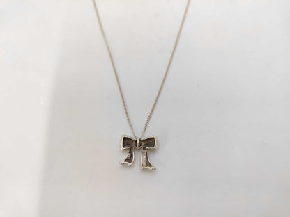 Tiffany & Co. SV925 Ribbon Necklace Silver Necklace