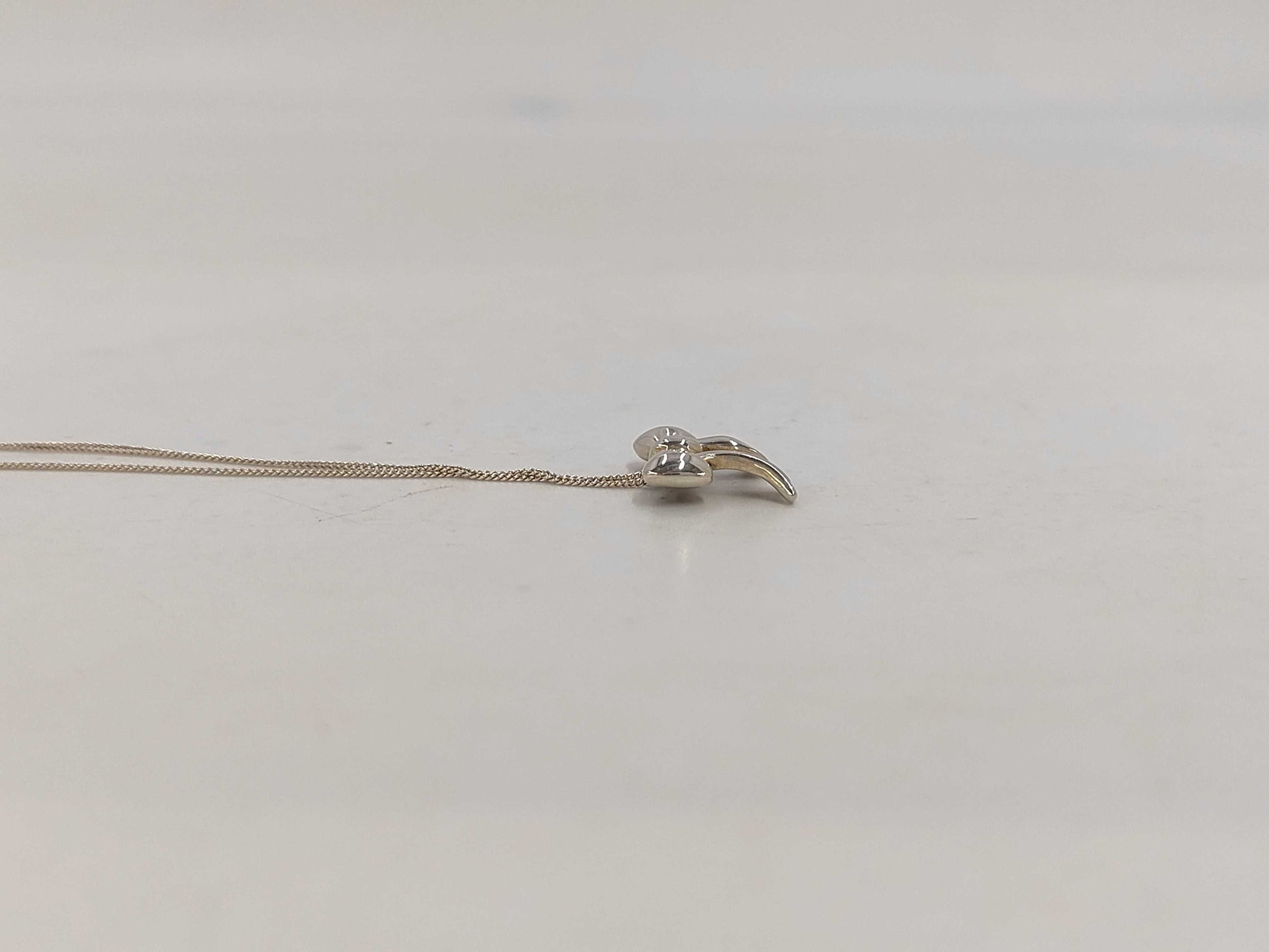 Tiffany & Co. SV925 Ribbon Necklace Silver Necklace