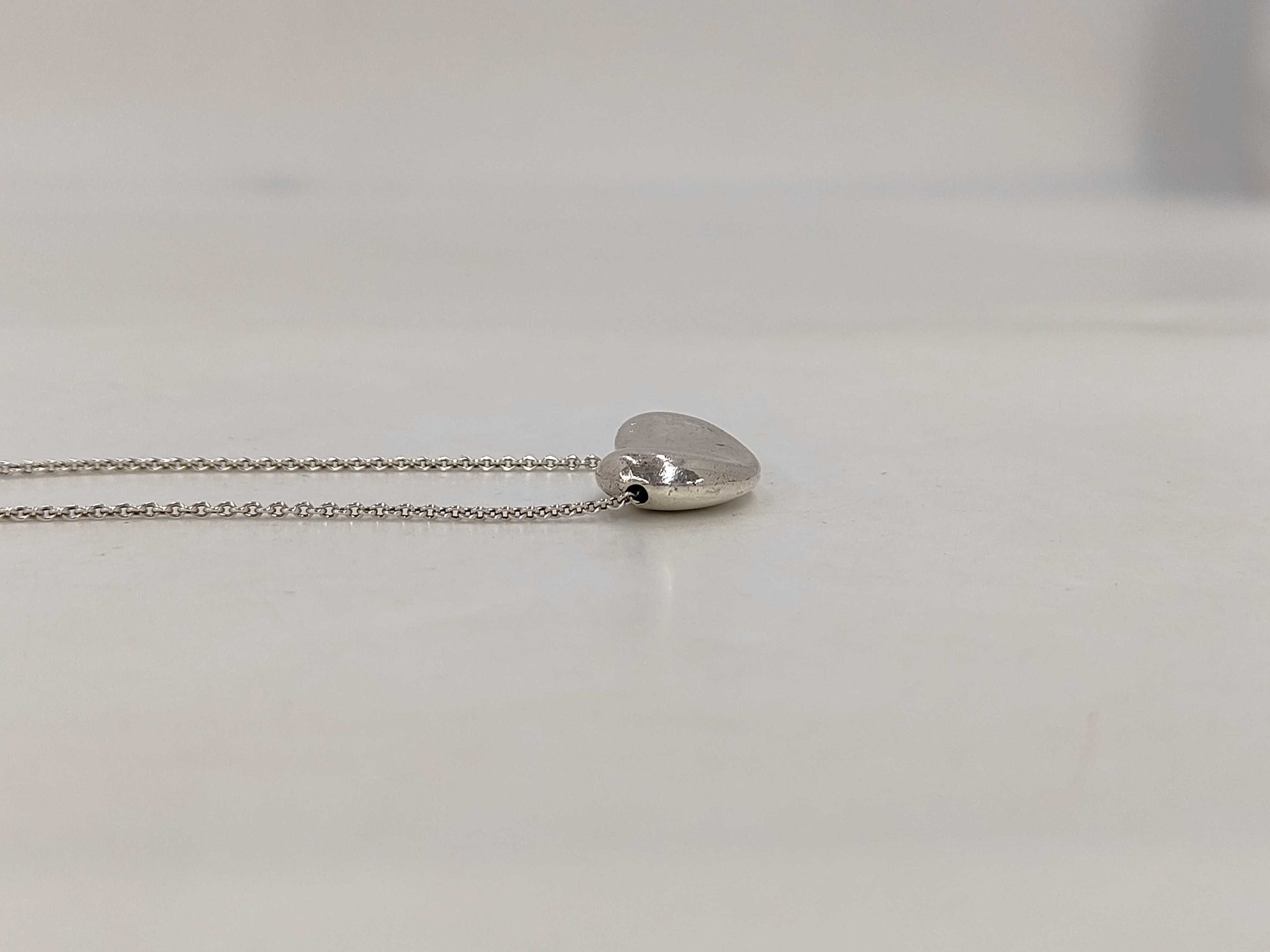 Tiffany & Co. SV925 Bean Necklace Silver Necklace