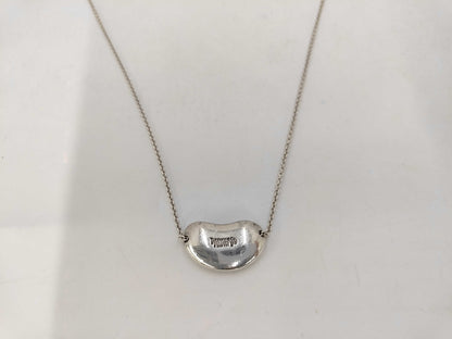 Tiffany & Co. SV925 Bean Necklace Silver Necklace