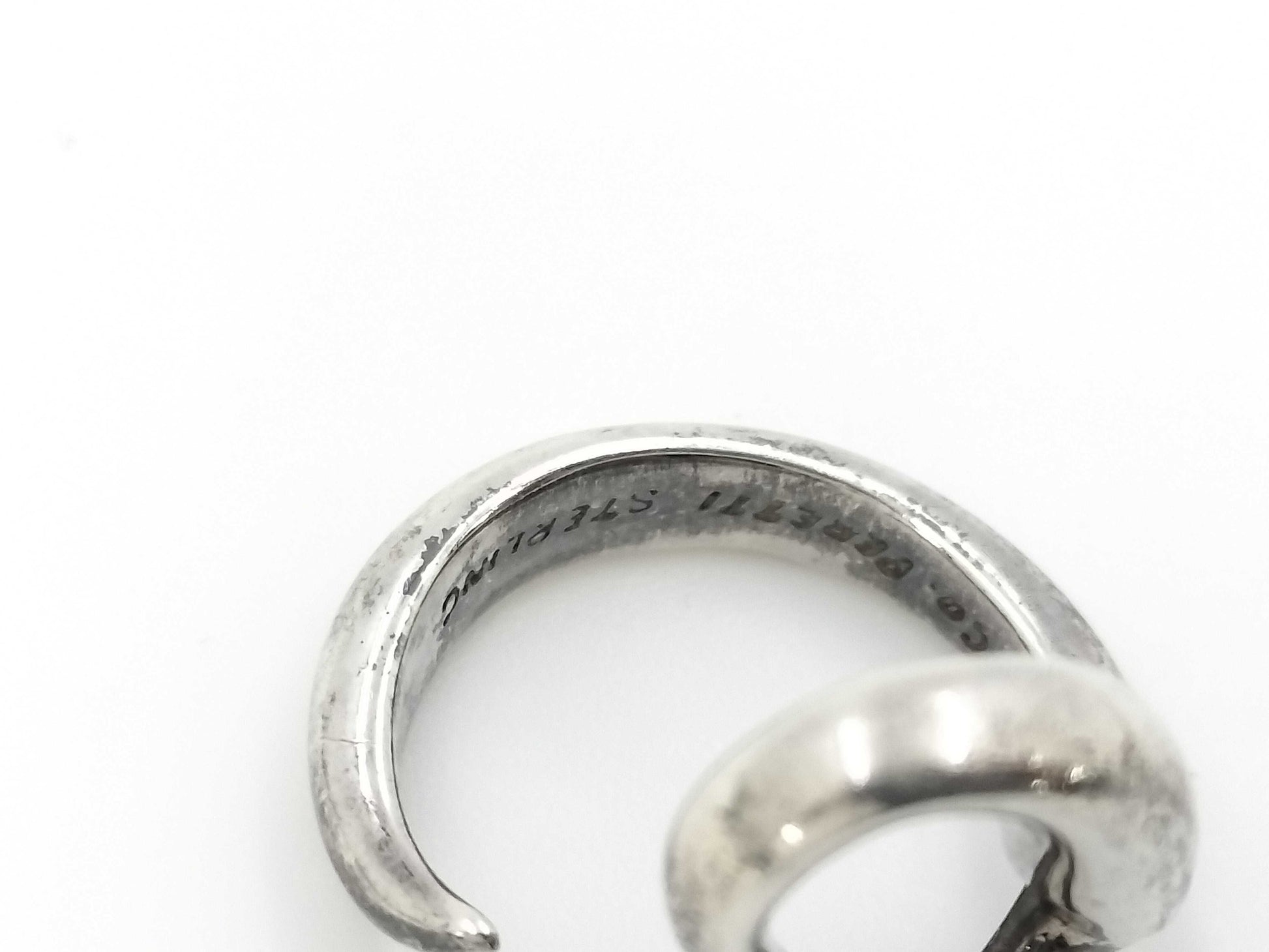 Tiffany & Co. SV925 Open Heart Ring Silver Ring