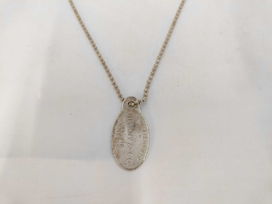 Tiffany & Co. SV925 Return to Tiffany Oval Necklace Silver Necklace