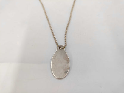 Tiffany & Co. SV925 Return to Tiffany Oval Necklace Silver Necklace