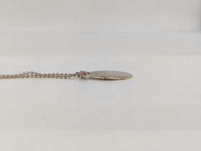 Tiffany & Co. SV925 Return to Tiffany Oval Necklace Silver Necklace